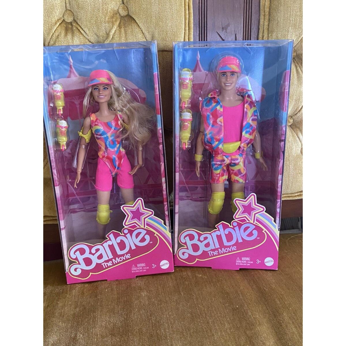 2023 Barbie The Movie - Barbie and Ken Roller Inline Skate Skating Dolls