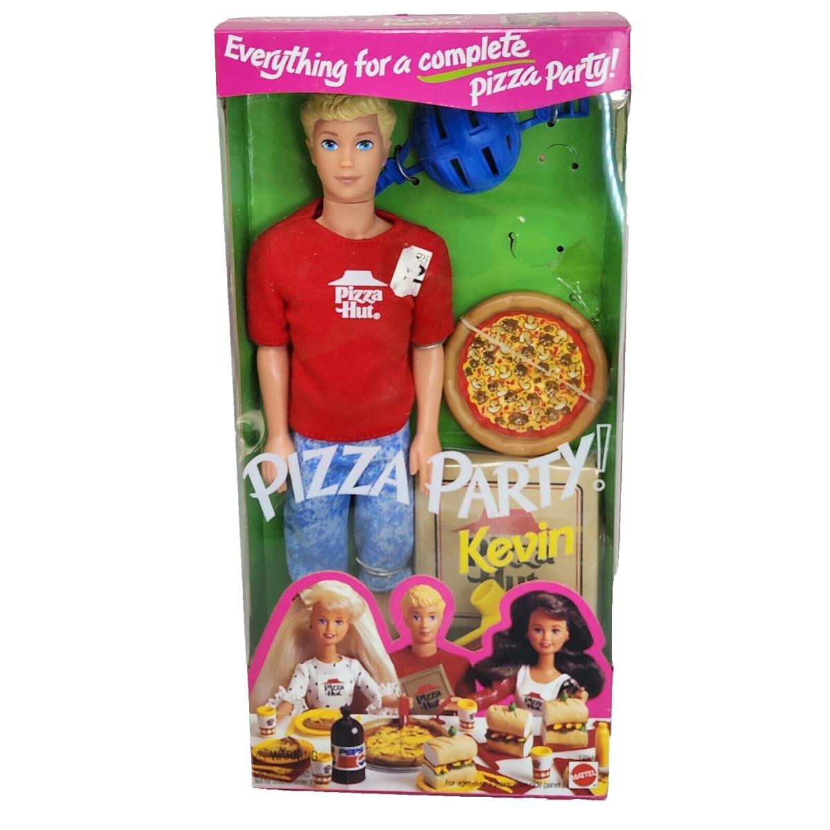 Vintage 1994 Pizza Party Kevin Barbie Doll Mattel 12944