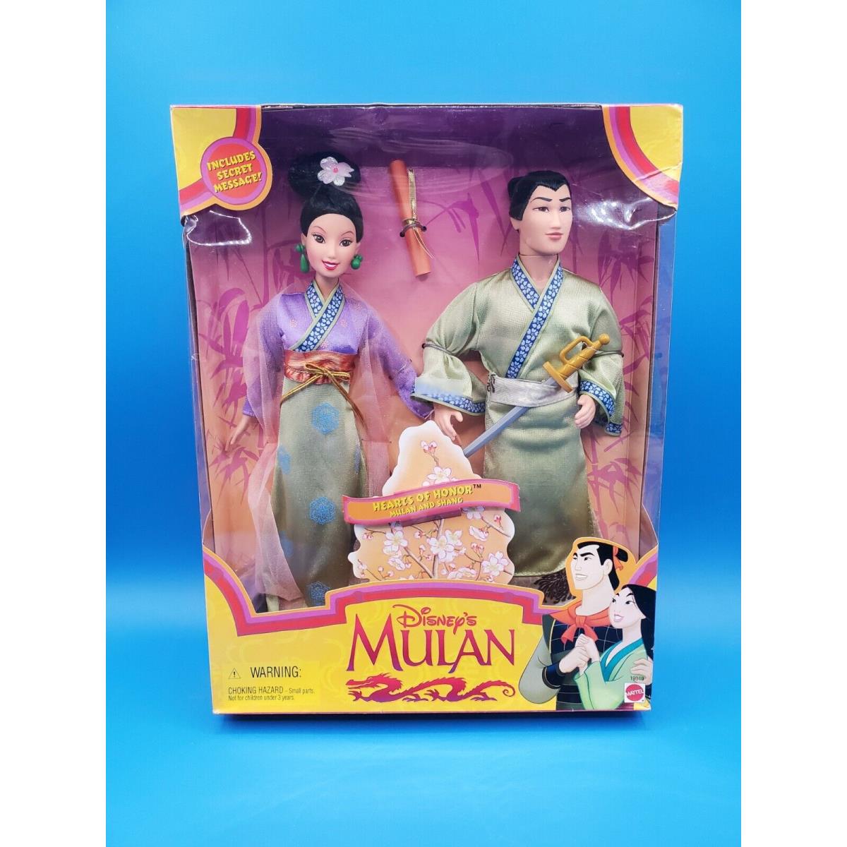 Mattel Disney Mulan Hearts of Honor Mulan and LI Shang Doll Set 19019