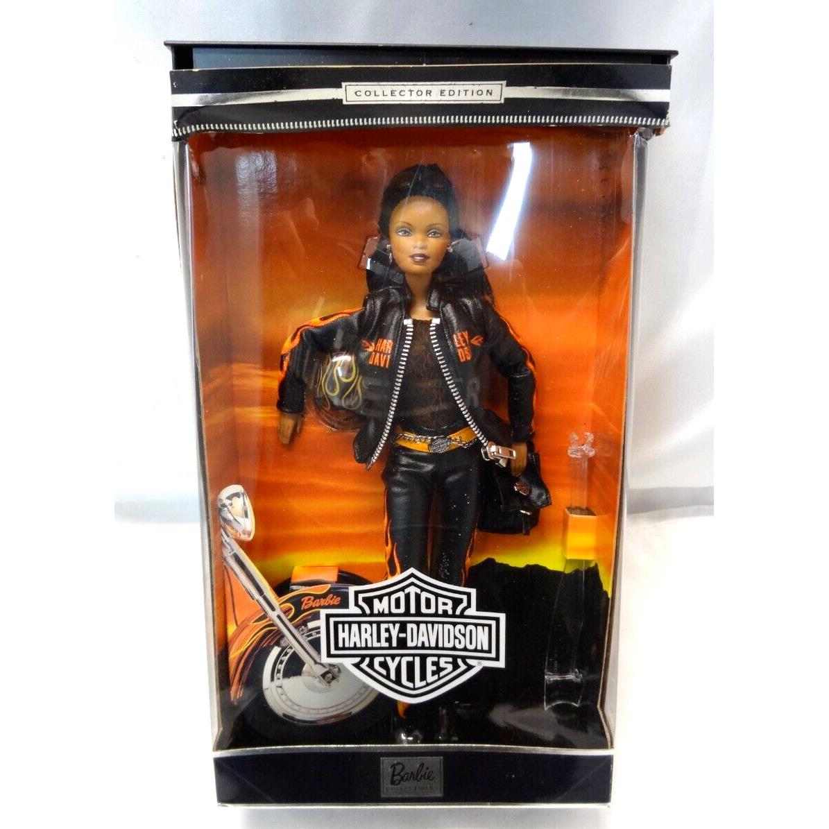 2000 Harley Davidson Barbie Doll African American Mattel Collector Edition