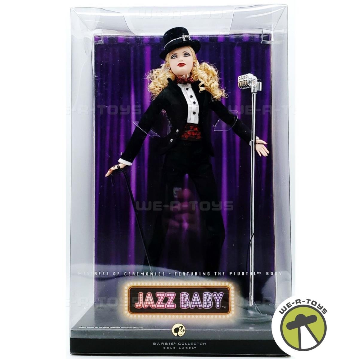 Jazz Baby Mistress of Ceremonies Barbie Collector 2007 Mattel L3551 Nrfb