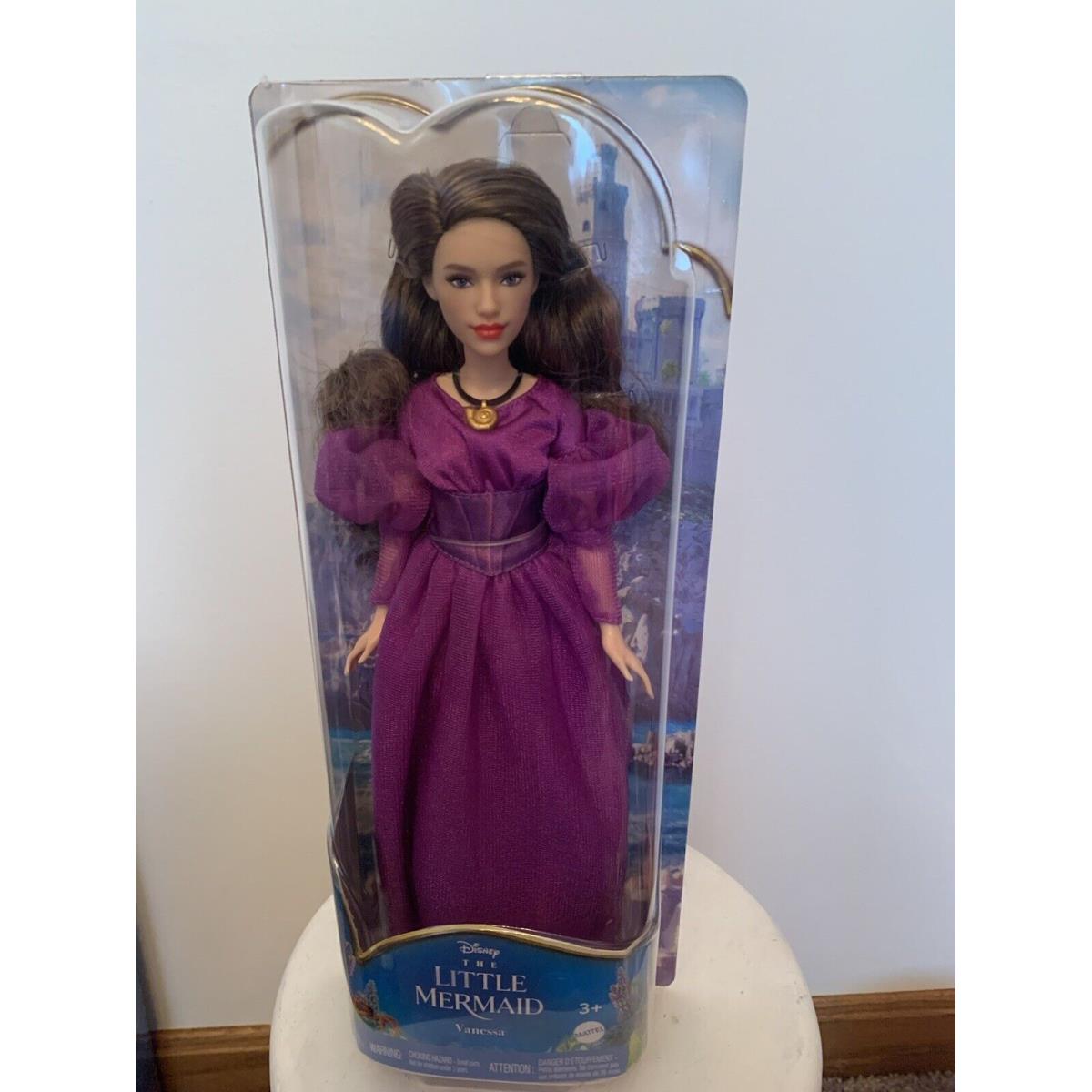 Disney The Little Mermaid Live Action Vanessa Doll in Purple Dress 12