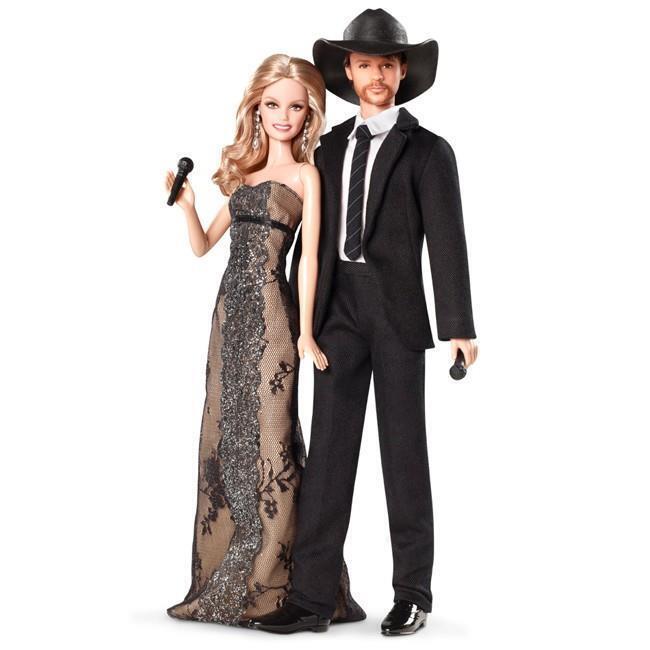 2011 Faith Hill Barbie and Tim Mcgraw Ken Dolls Giftset Mattel T7904 Nrfb