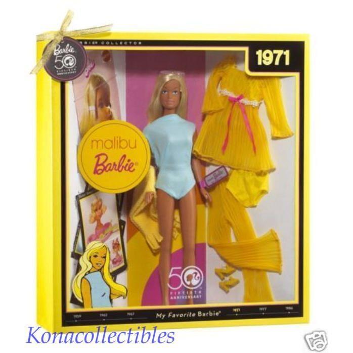 50th Anniversary 1971 Malibu Barbie Giftset Lemon Kick