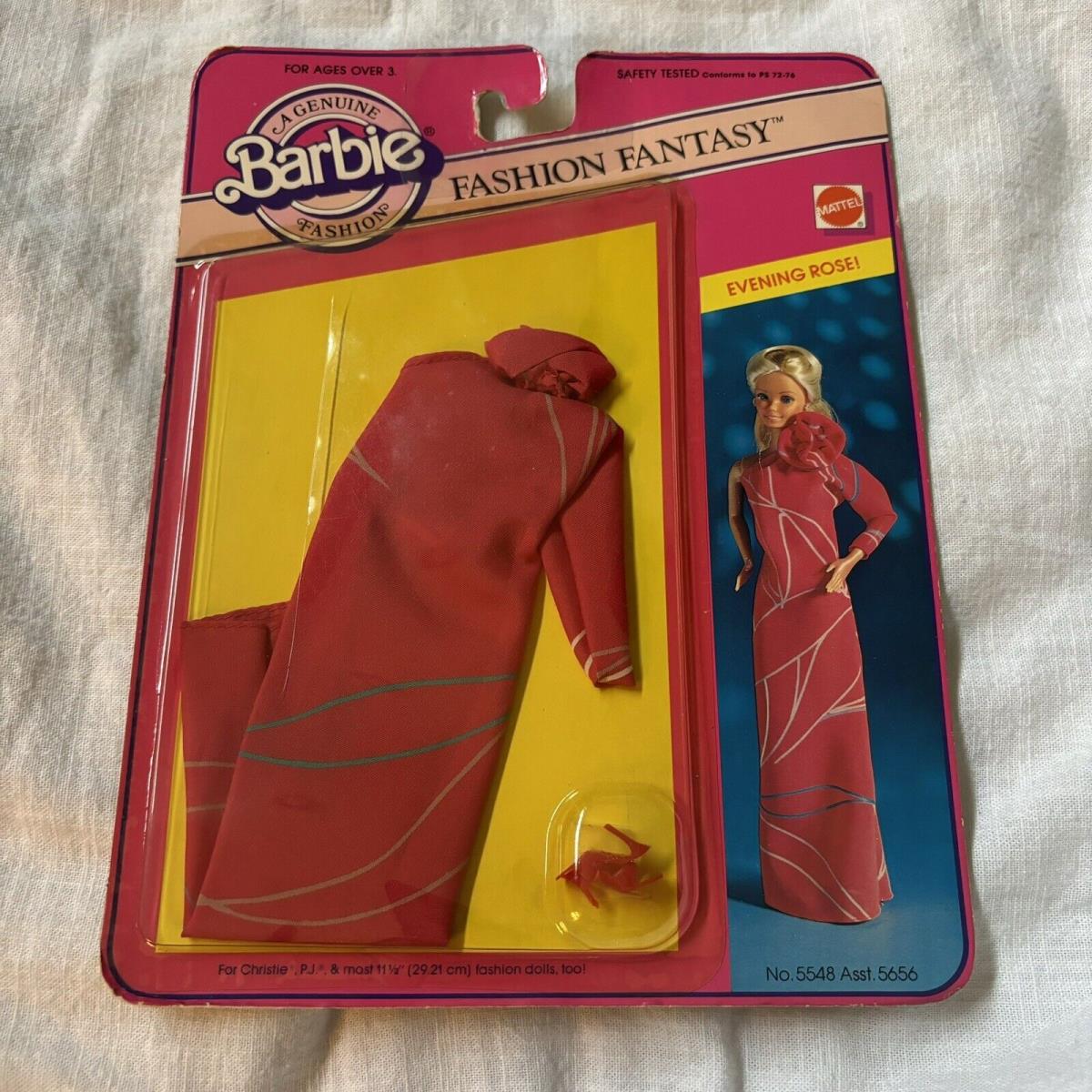 Barbie Fashion Fantasy Evening Rose Mattel No. 5548 Asst. 5656