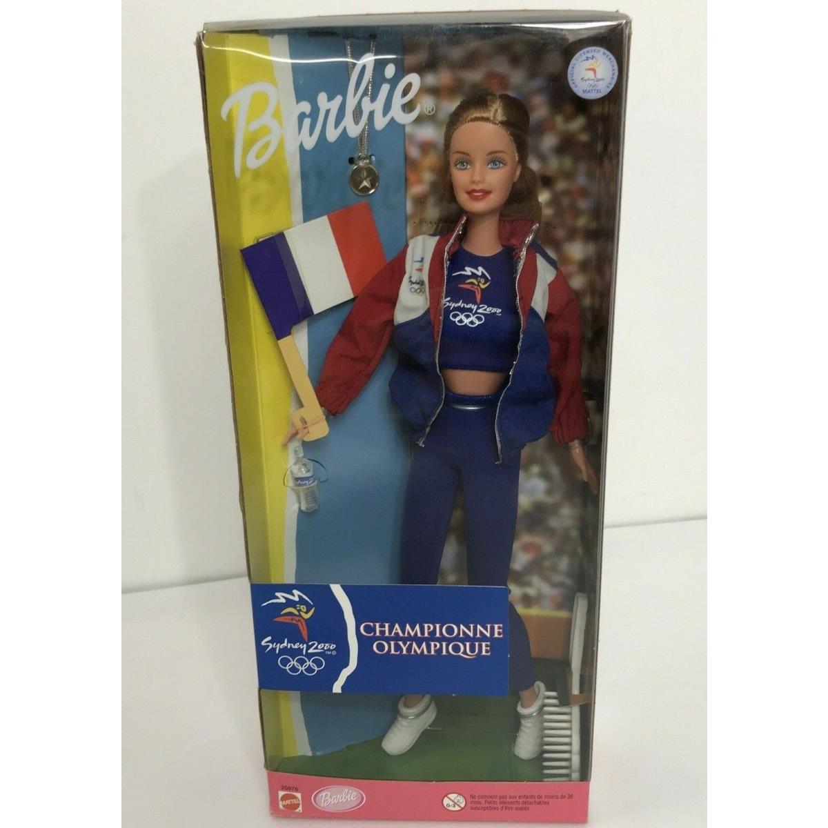 Sydney 2000 Olympic Games Rare France Barbie Mattel 25976