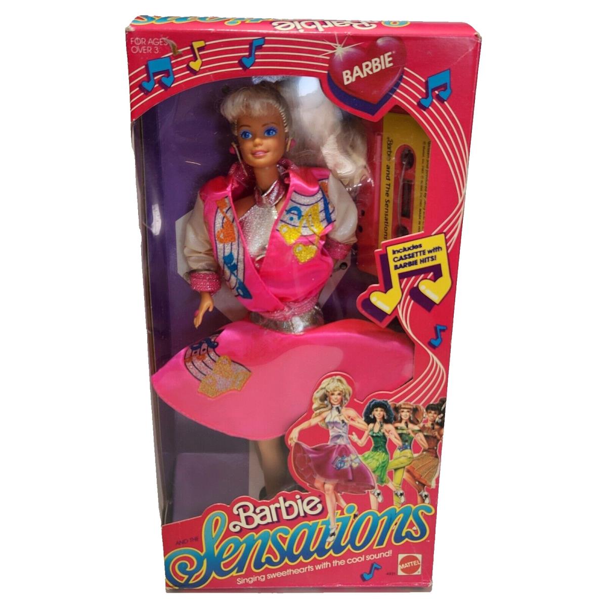 Vintage 1987 Mattel Barbie The Sensations Doll 4931 Spots