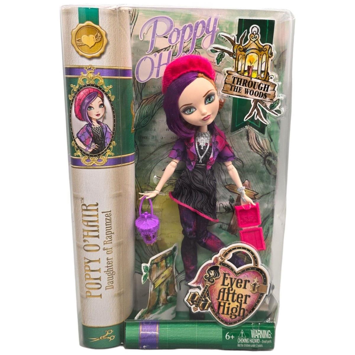 Ever After High Doll Through The Woods Poppy O`hair 2014 Daughter Of Rapunzel