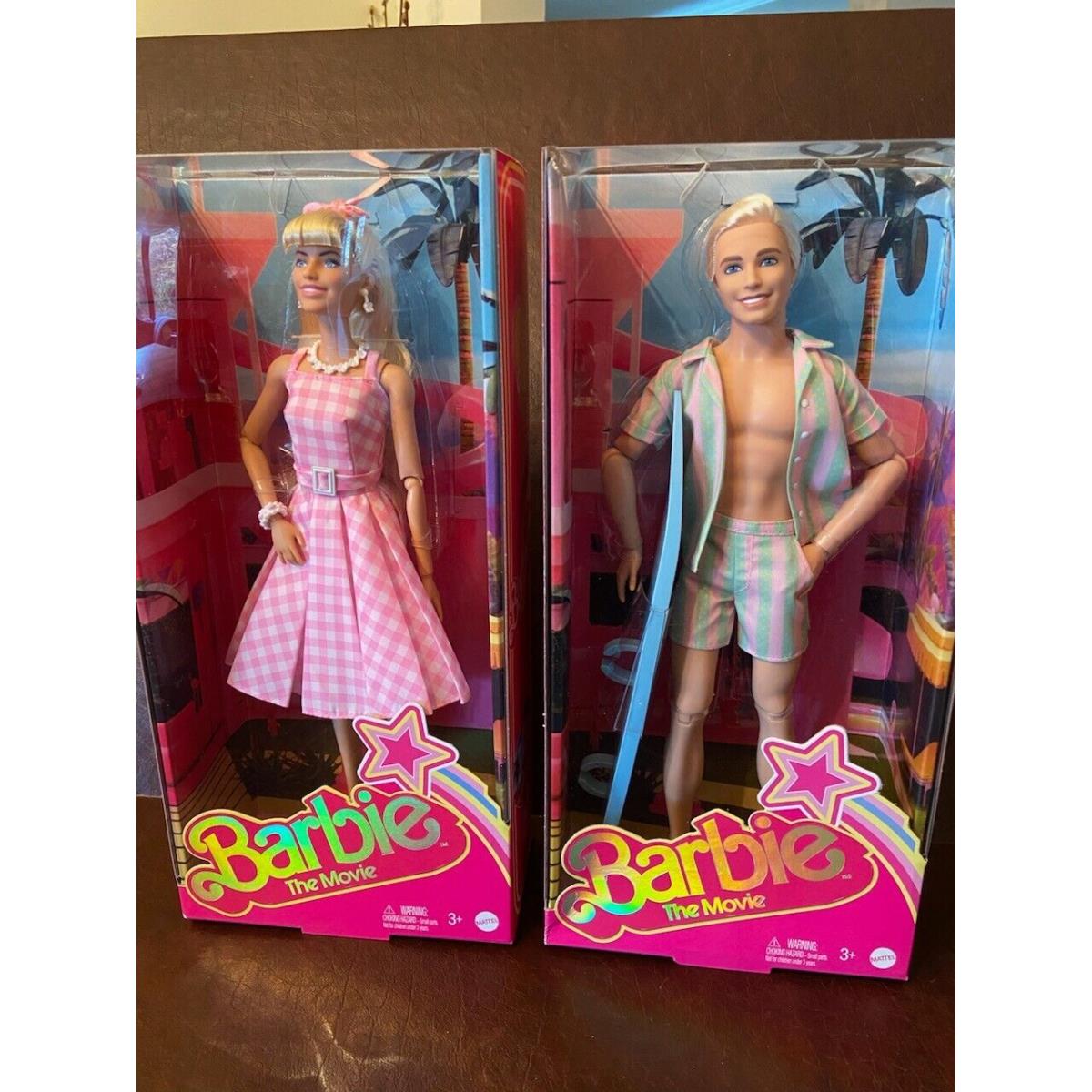 Barbie The Movie Margot Robbie Barbie Pink Gingham Ryan Gosling Beach Ken Doll