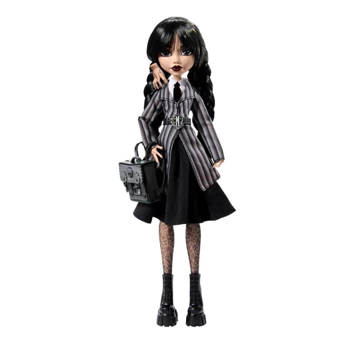 Monster High x Wednesday Addams Nevermore Academy Doll BY Mattel Jenna Ortega