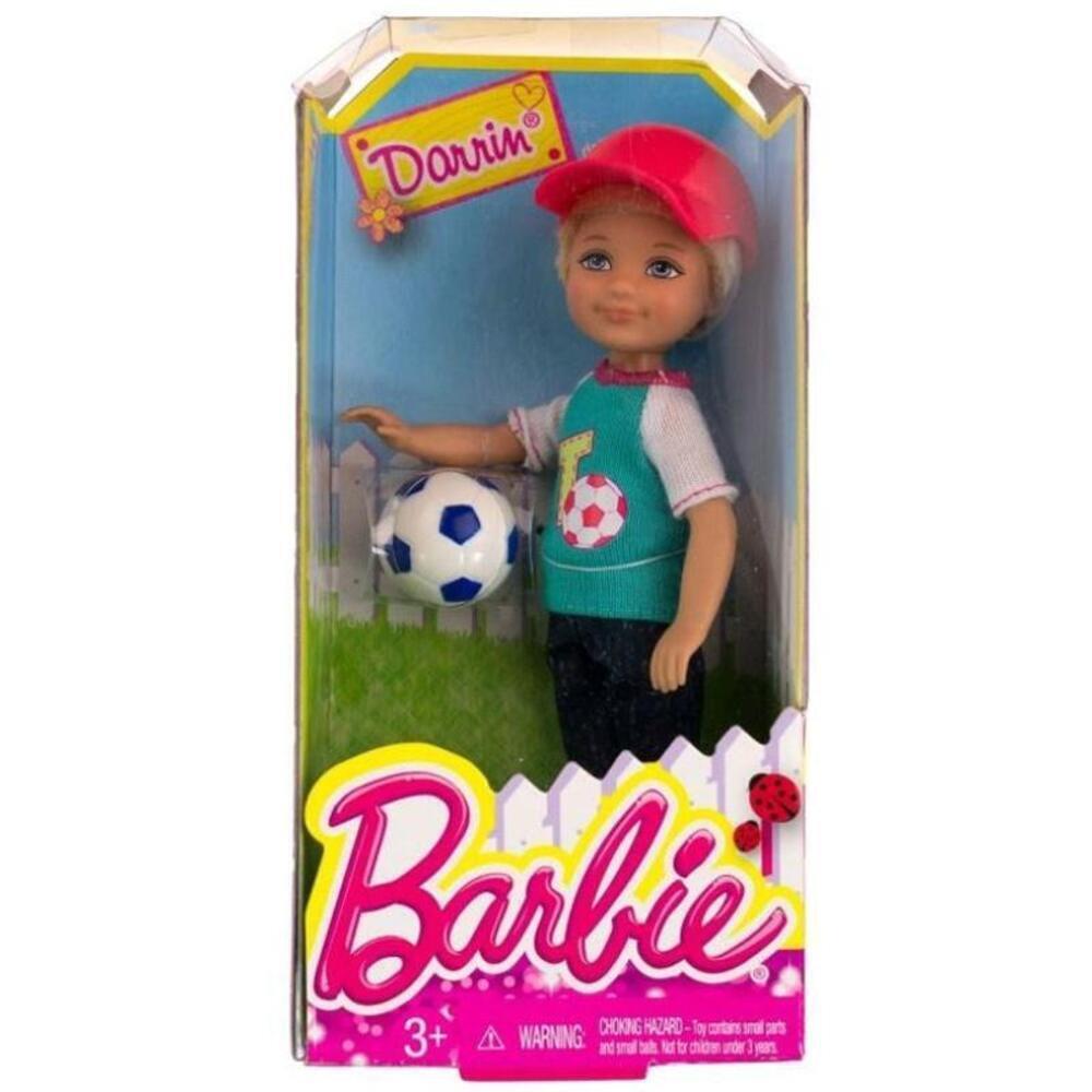 Barbie Chelsea and Friends 1st Darrin Soccer Little Boy Rare Doll 2013 Nrfb