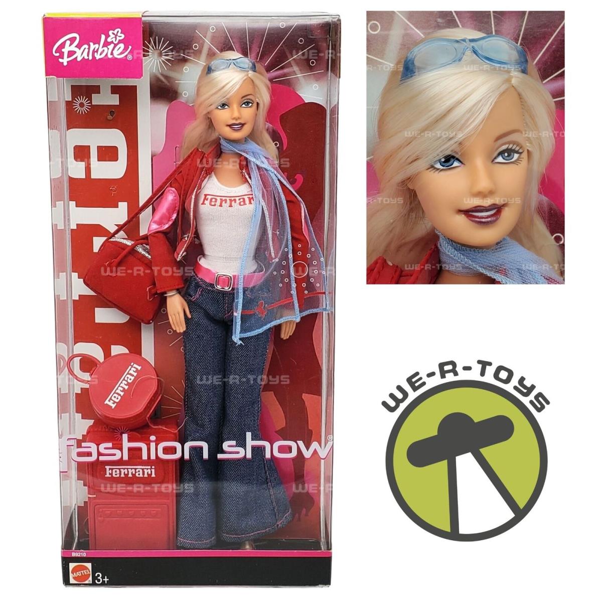 Barbie Fashion Show Ferrari Doll 2004 Mattel B9210 Nrfb