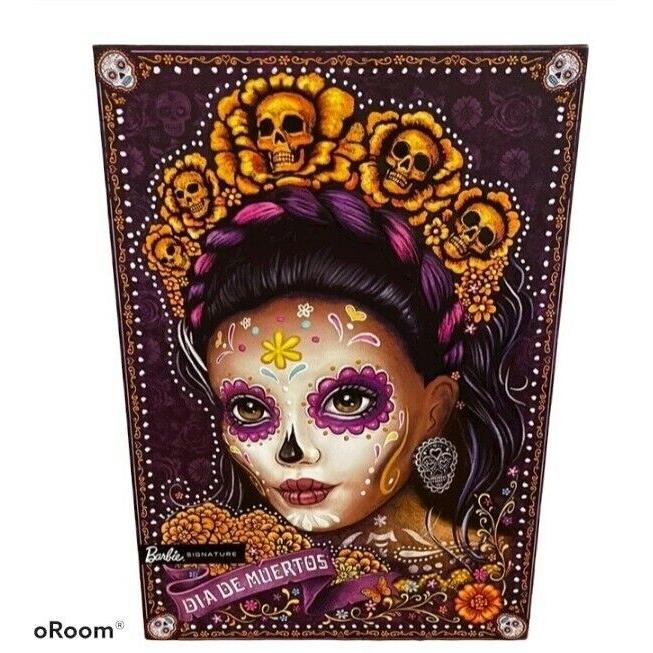 Barbie Dia DE Los Muertos Doll 2021 Day OF The Dead Nrfb Black Label