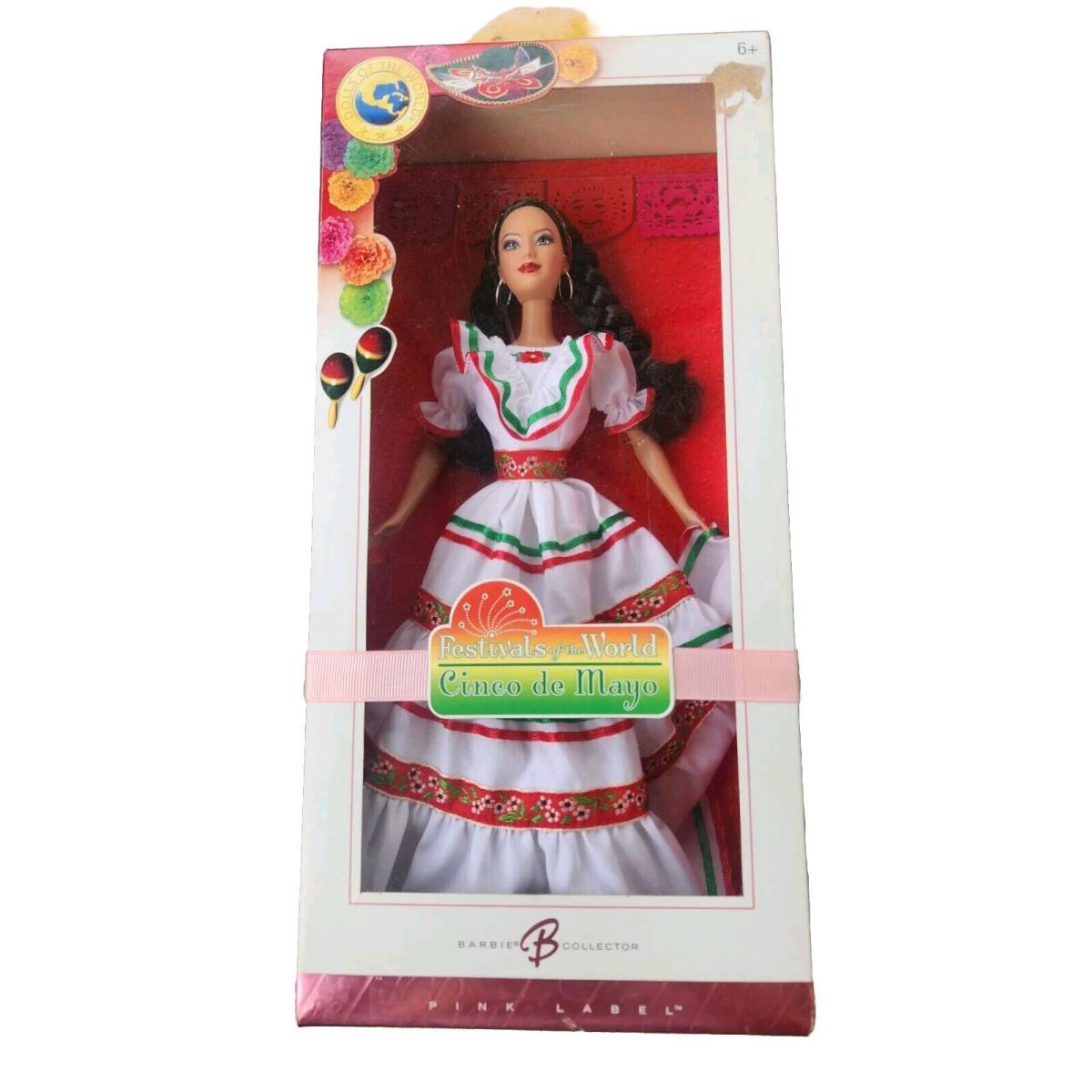 Festivals of The World Barbie Cinco De Mayo 2006 Barbie Pink Label Collector