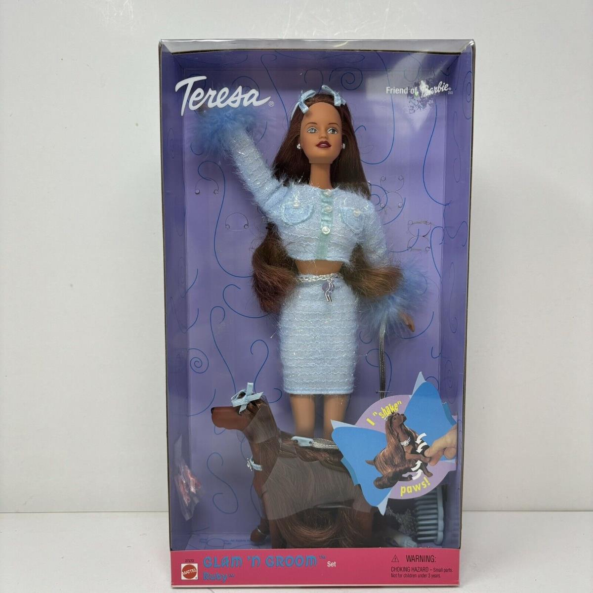 Glam N Groom Teresa Friend OF Barbie Dog Ruby 27272 Description