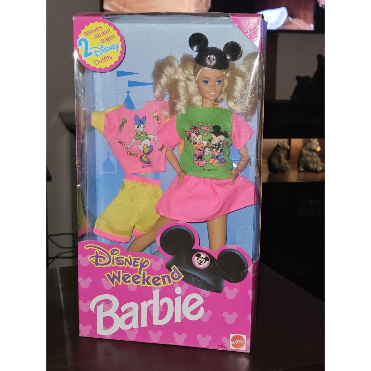 1993 Euro Disney Weekend Barbie Doll Foreign 10723 Mattel Nrfb