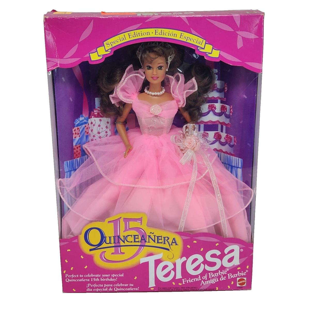 Vintage 1994 Mattel Quinceanera Teresa 15th Barbie Doll 11928