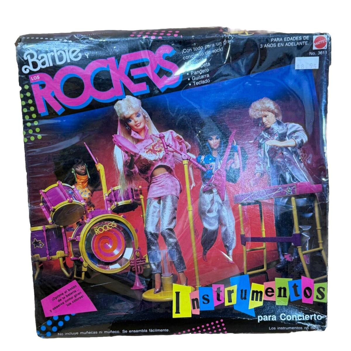 Barbie Y Los Rockers 1986 Concert Instumentos Play Set Mattel 3611