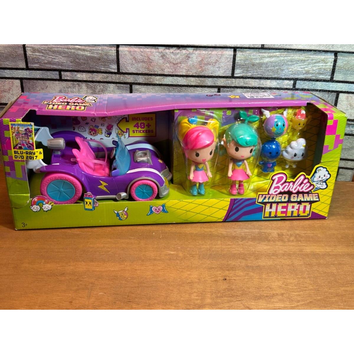 Barbie Video Game Hero Car Vehicle Figure Play Set Free Same Day Quikship