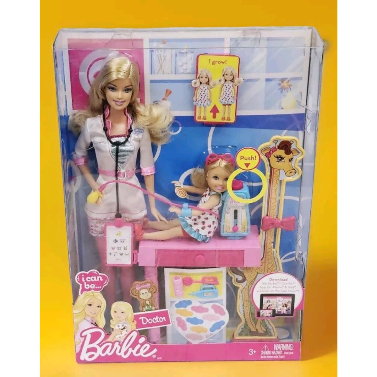 Mattel 2011 Barbie I Can Barbie Doctor Doll Play Set T7175 Read