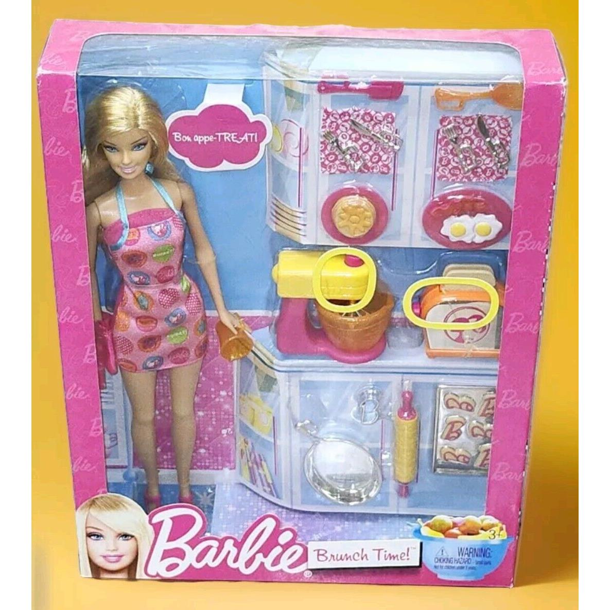 Mattel 2011 Barbie Brunch Time Barbie Doll Playset V8656 Read