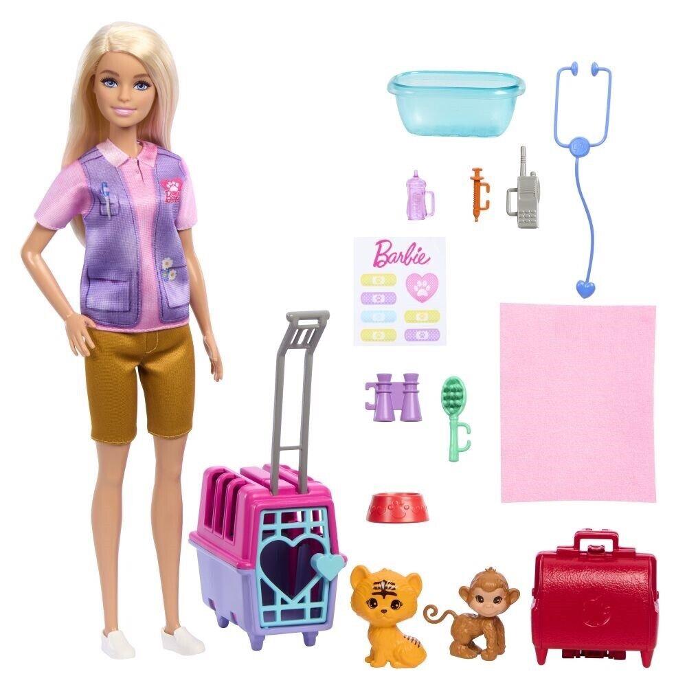 Mattel Barbie Animal Rescue Recovery Playset with Blonde Doll HRG50