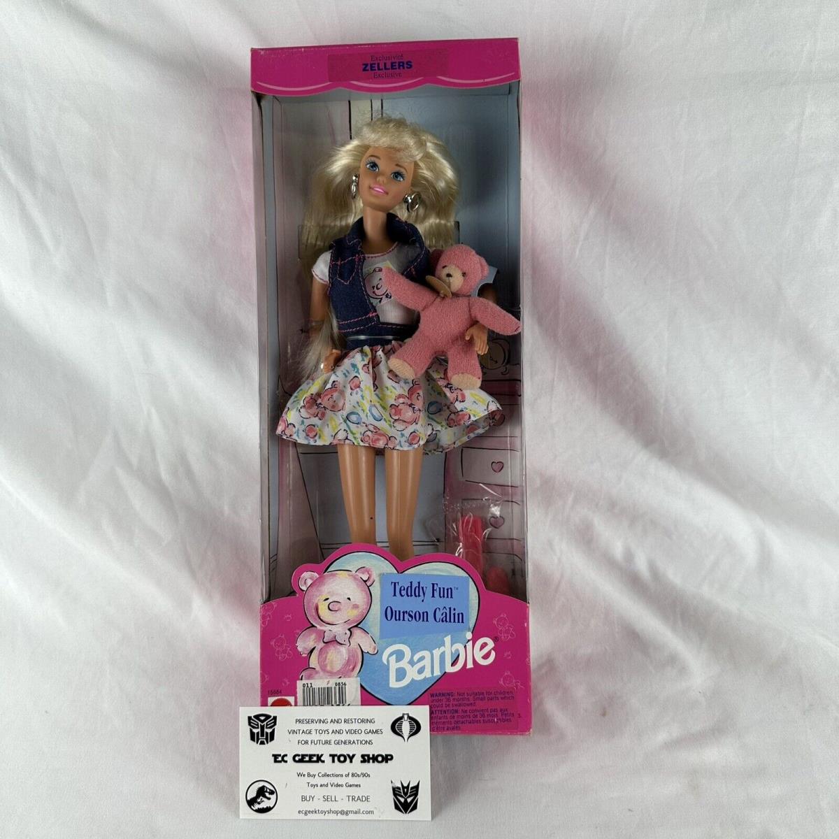 Foreign Zeller`s OF Canada Teddy Fun Barbie