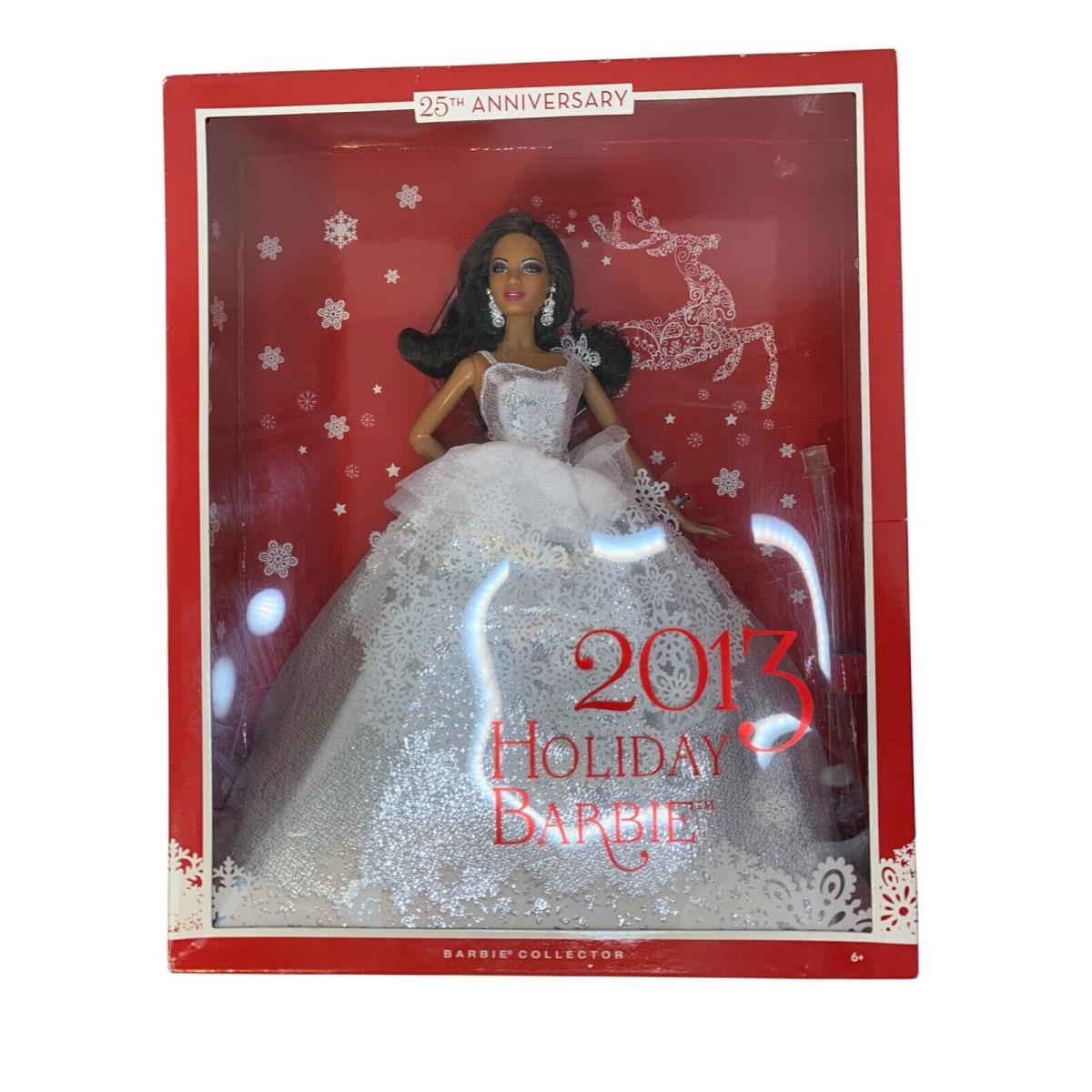 2013 Holiday Barbie Doll 25th Annive Holidays Special Edition X8272