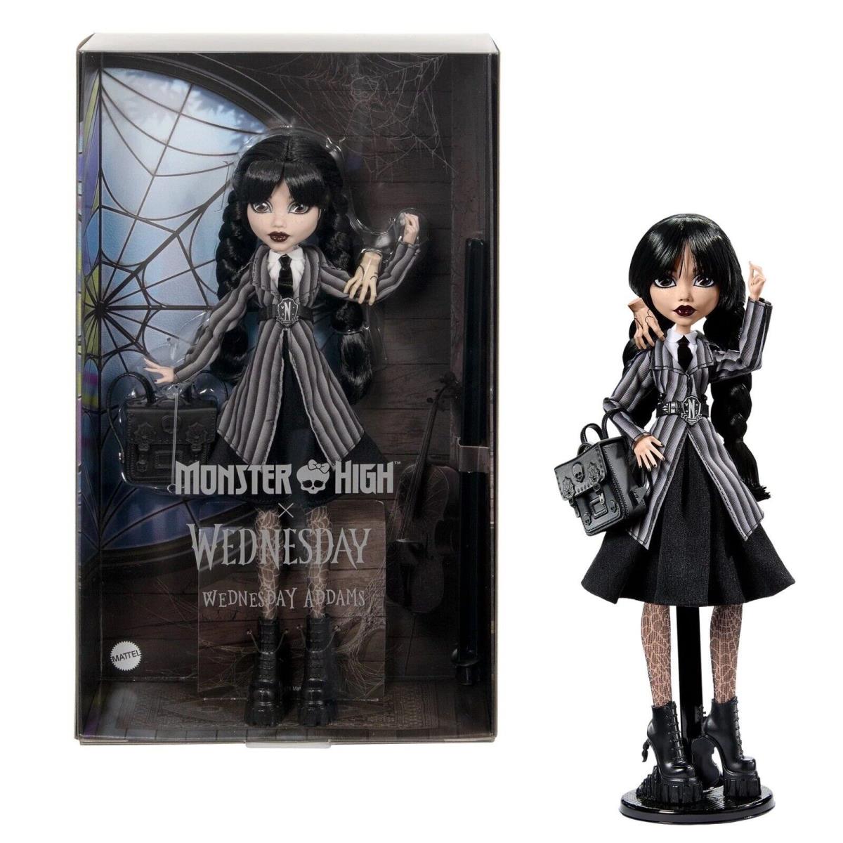 Monster High x Wednesday Addams Nevermore Academy Doll Goth Ghoul