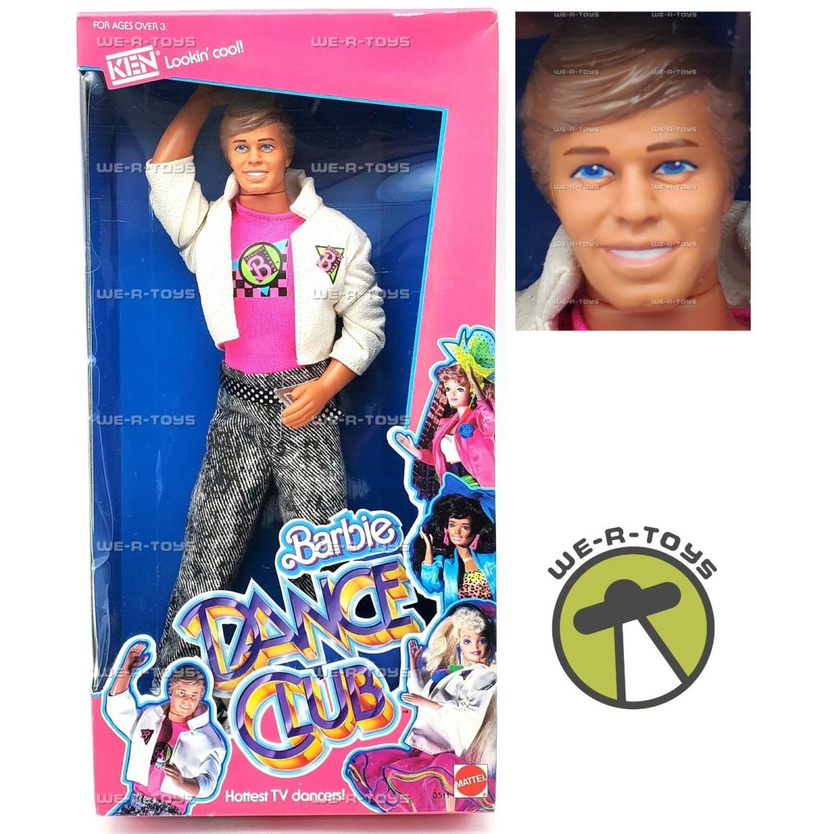 Barbie Dance Club Ken Doll Lookin` Cool 1989 Mattel 3511