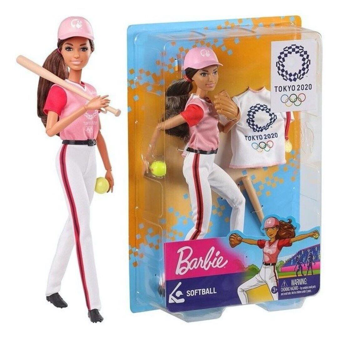 Mattel Barbie Softball Tokyo 2020 GJL77