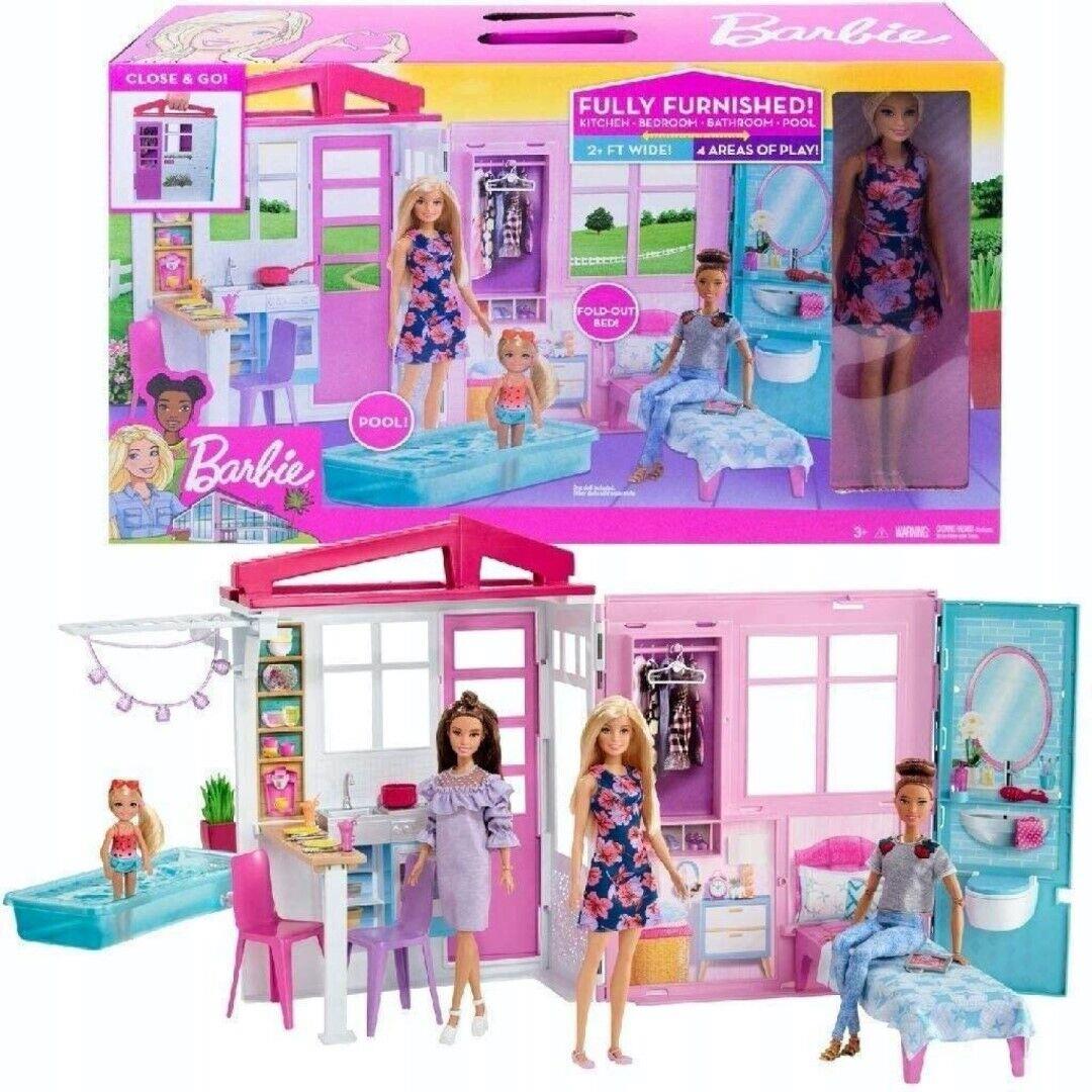 Mattel Barbie Cozy House with Doll Toy GWY84