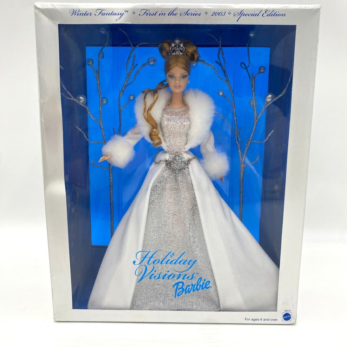 2003 Holiday Visions Barbie Special Edition First in The Series B2519 Winter