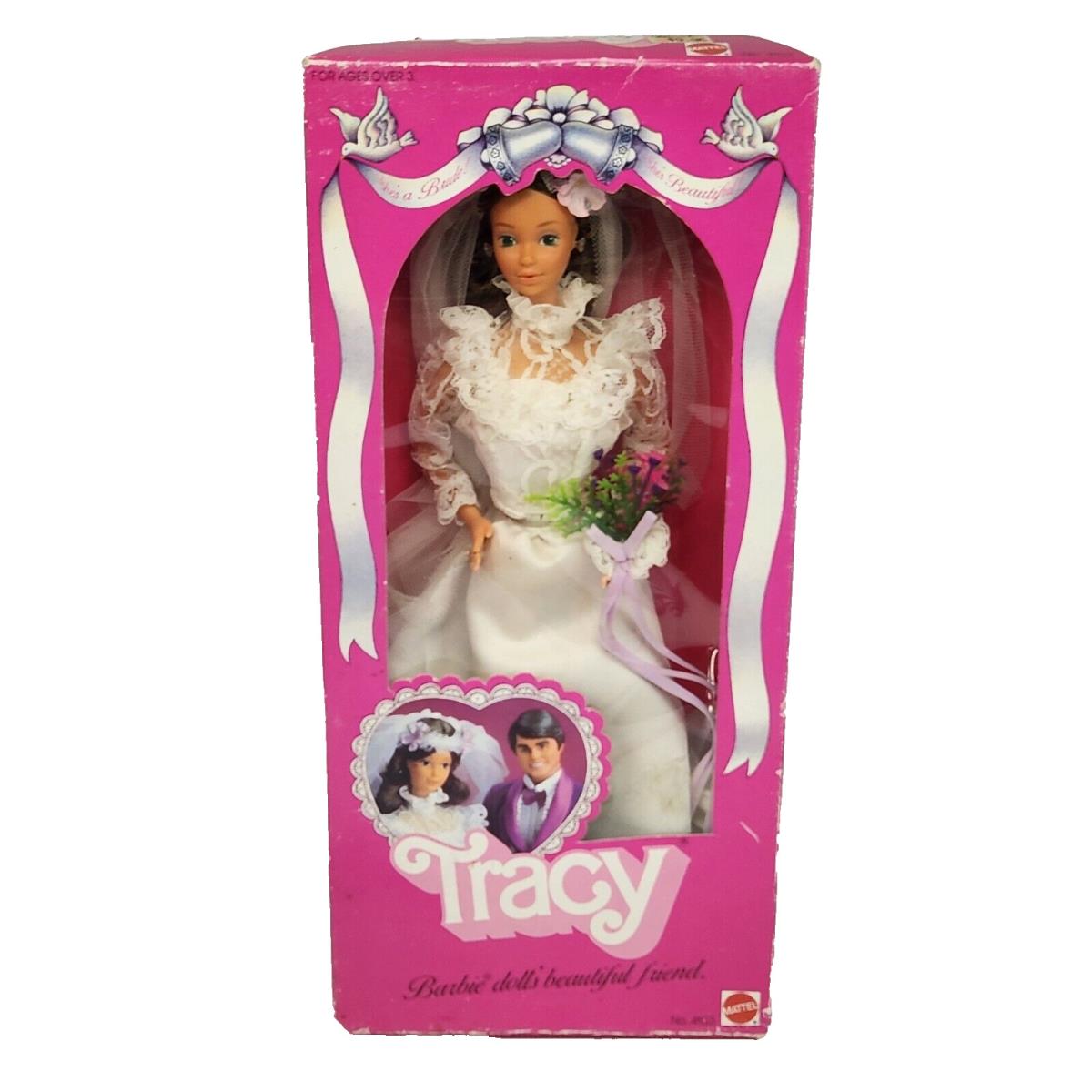 Vintage 1982 Mattel Tracy Wedding Bride Barbie Doll 4103 IN Box