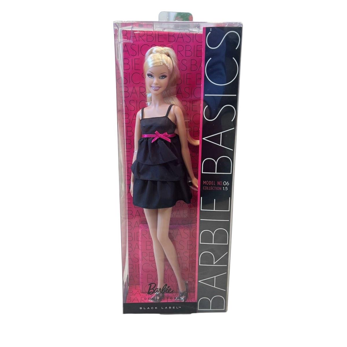 Barbie Basics Model No. 06 Collection 1.5 Doll Black Label T2165 Nrfb Blonde