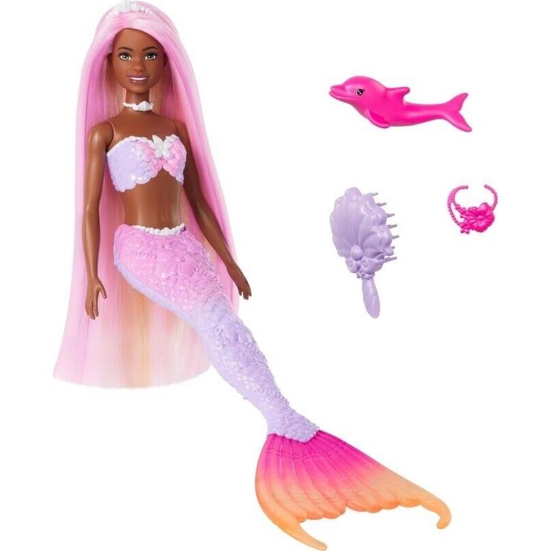 Mattel Barbie Brooklyn Mermaid Doll with Color Change Feature HRP98