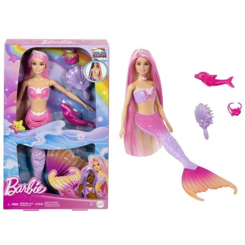 Mattel Barbie Malibu Mermaid Doll with Color Change Feature HRP97