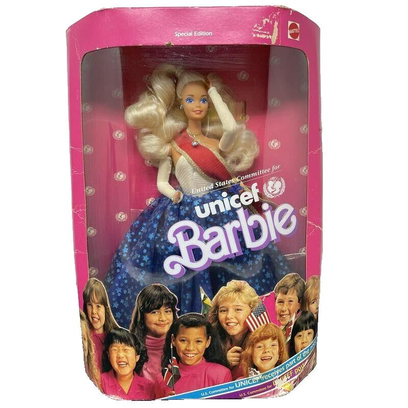 Vintage 1989 Mattel Unicef Barbie Special Edition