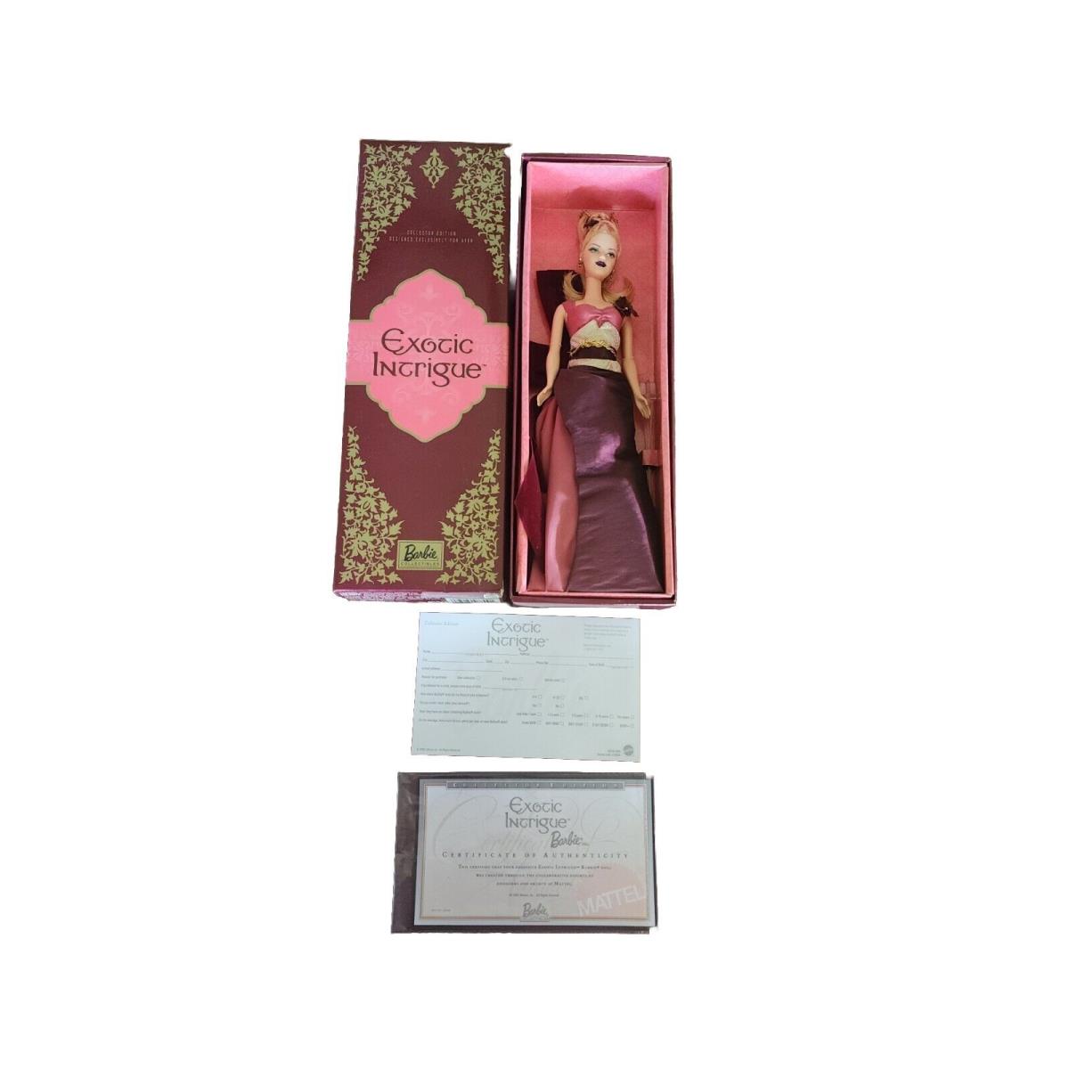 Exotic Intrigue 2003 Barbie Doll Mattel B9795 Avon Collector Edition