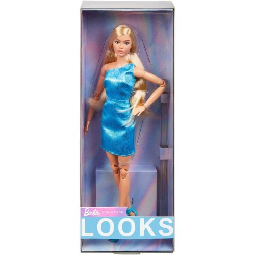 Barbie Looks Doll 23 Blonde Lina Blue Outfit M2M Articulated HRM15