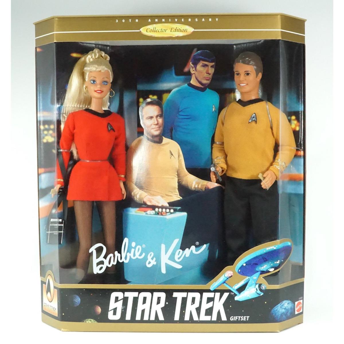 Barbie Ken Star Trek 30th Anniversary Giftset Vintage 1996 Mattel