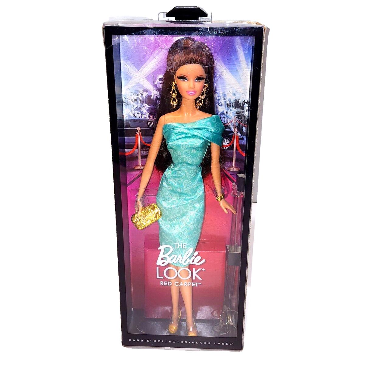 The Barbie Look Red Carpet Brunette Model Muse Doll 2013 Mattel BCP88 Nrfb