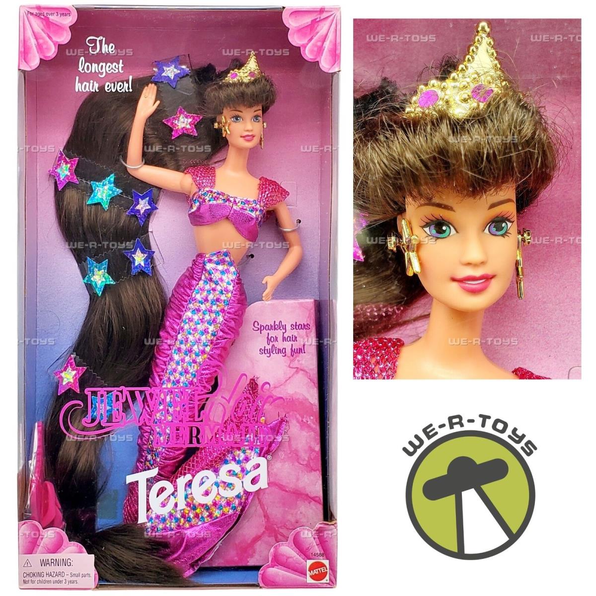 Barbie Jewel Hair Mermaid Teresa Doll The Longest Hair Ever 1995 Mattel 14588