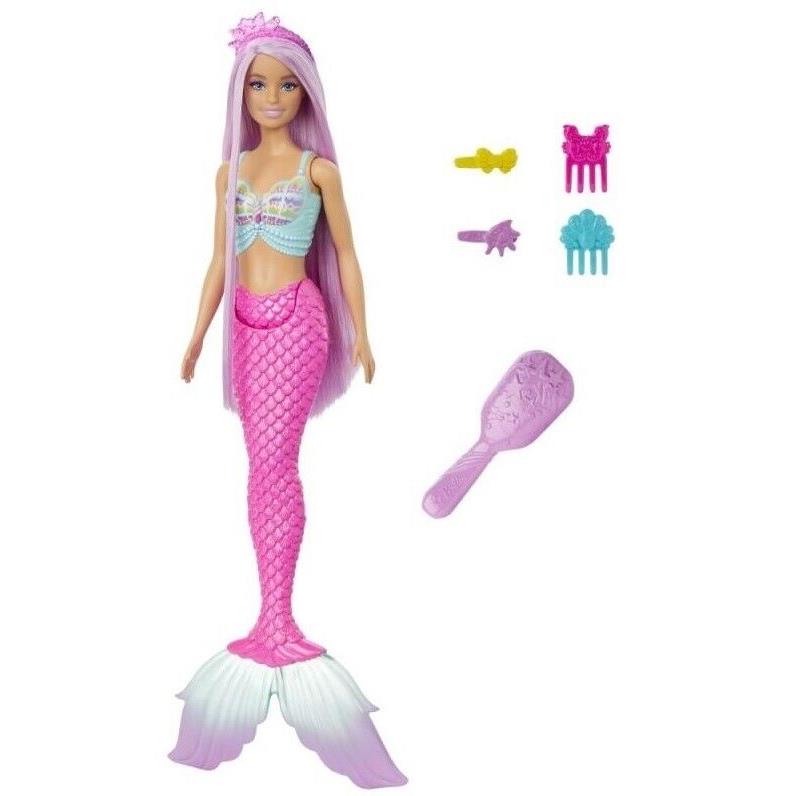 Mattel Barbie Mermaid Doll with 7-inch-Long Fantasy Hair HRR00