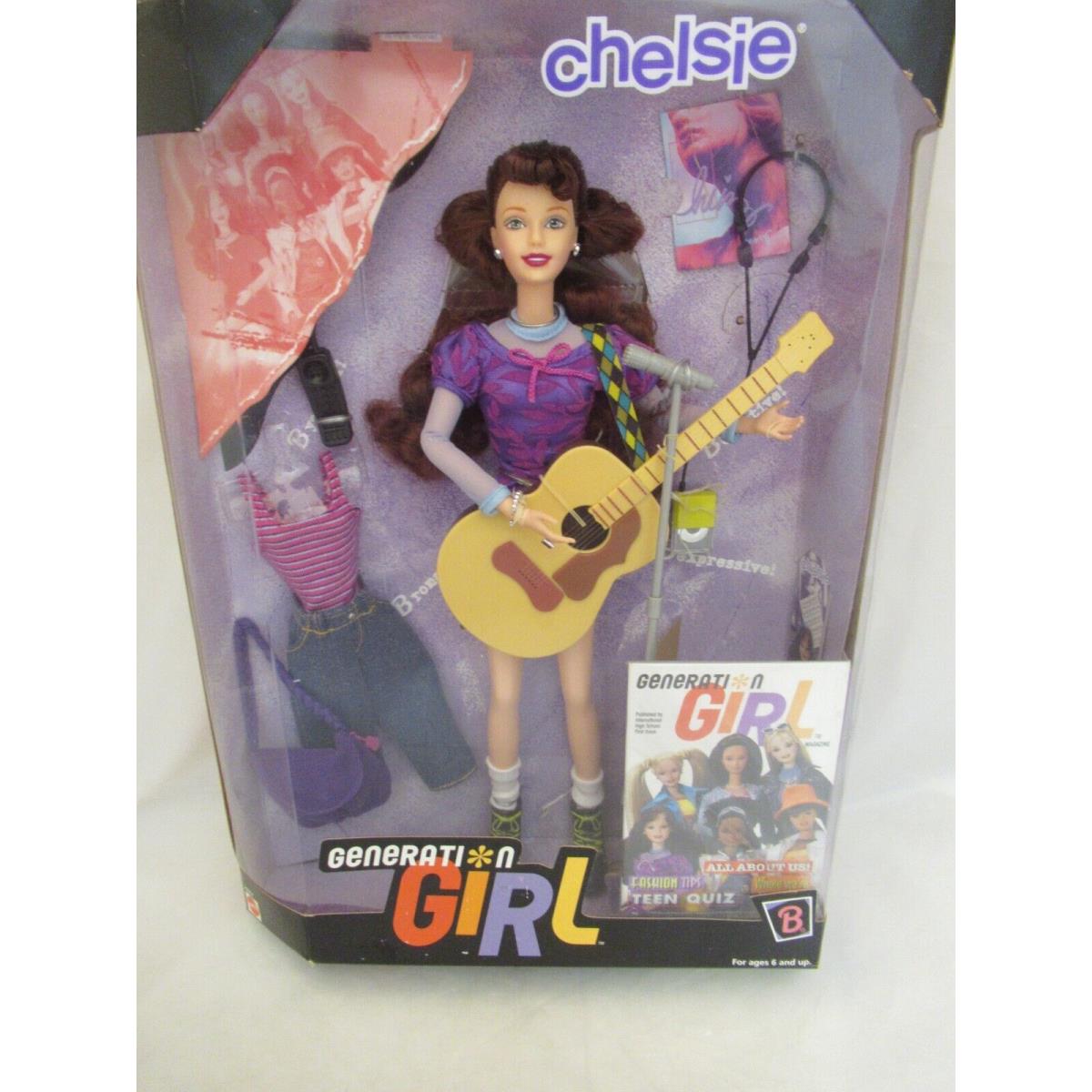 1998 Generation Girl Chelsea Barbie Doll with Accessories Mib Nrfb