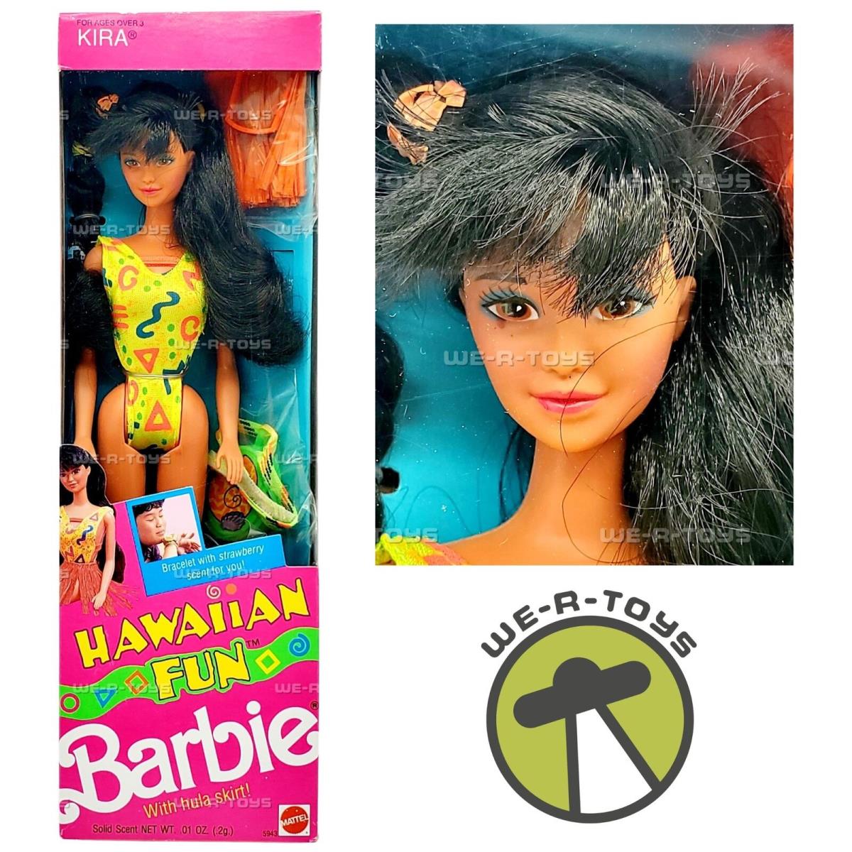 Barbie Hawaiian Fun Kira Doll with Hula Skirt 1990 Mattel 5943