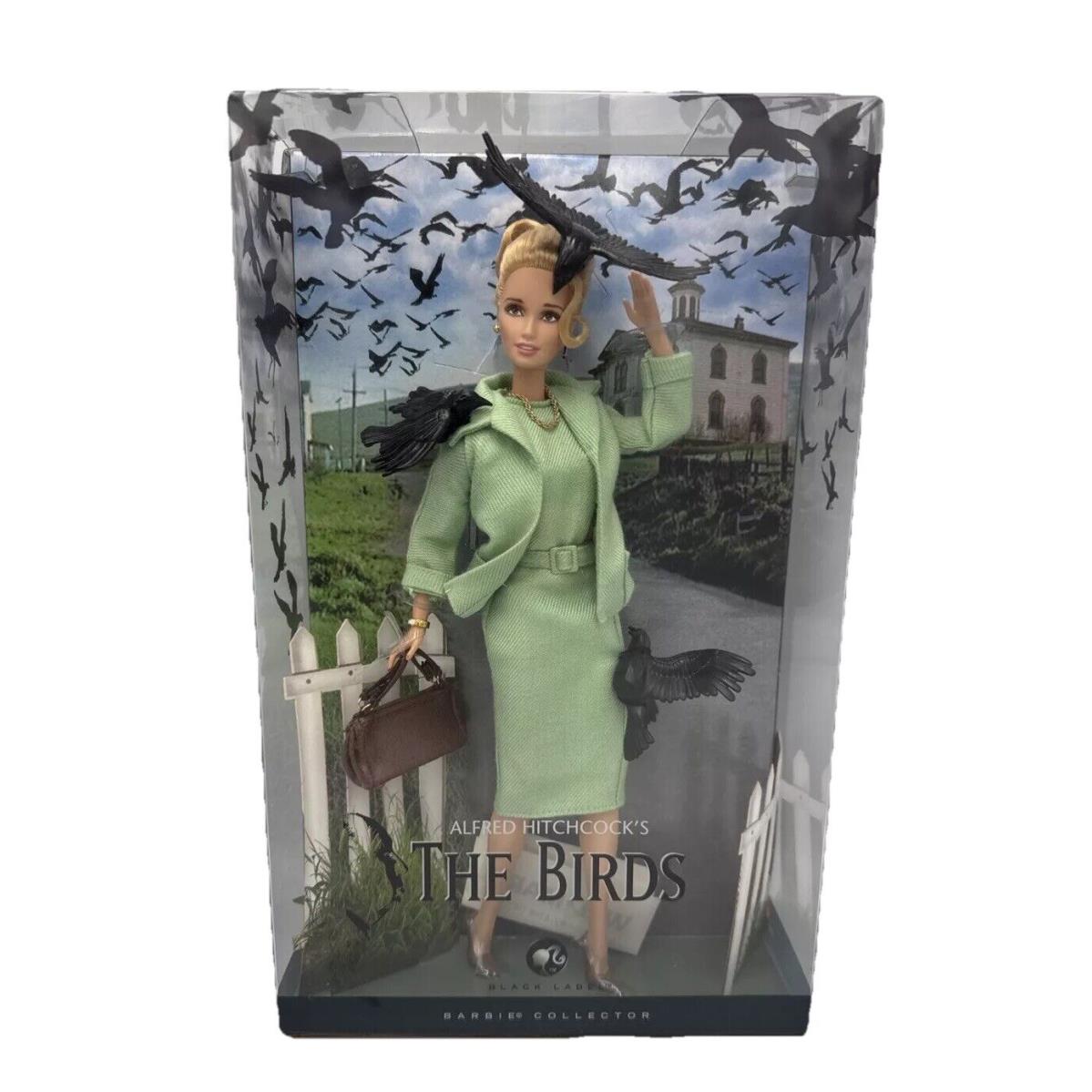 2008 The Birds Barbie Doll - Black Label - Alfred Hitchcock 1963 Movie L9633