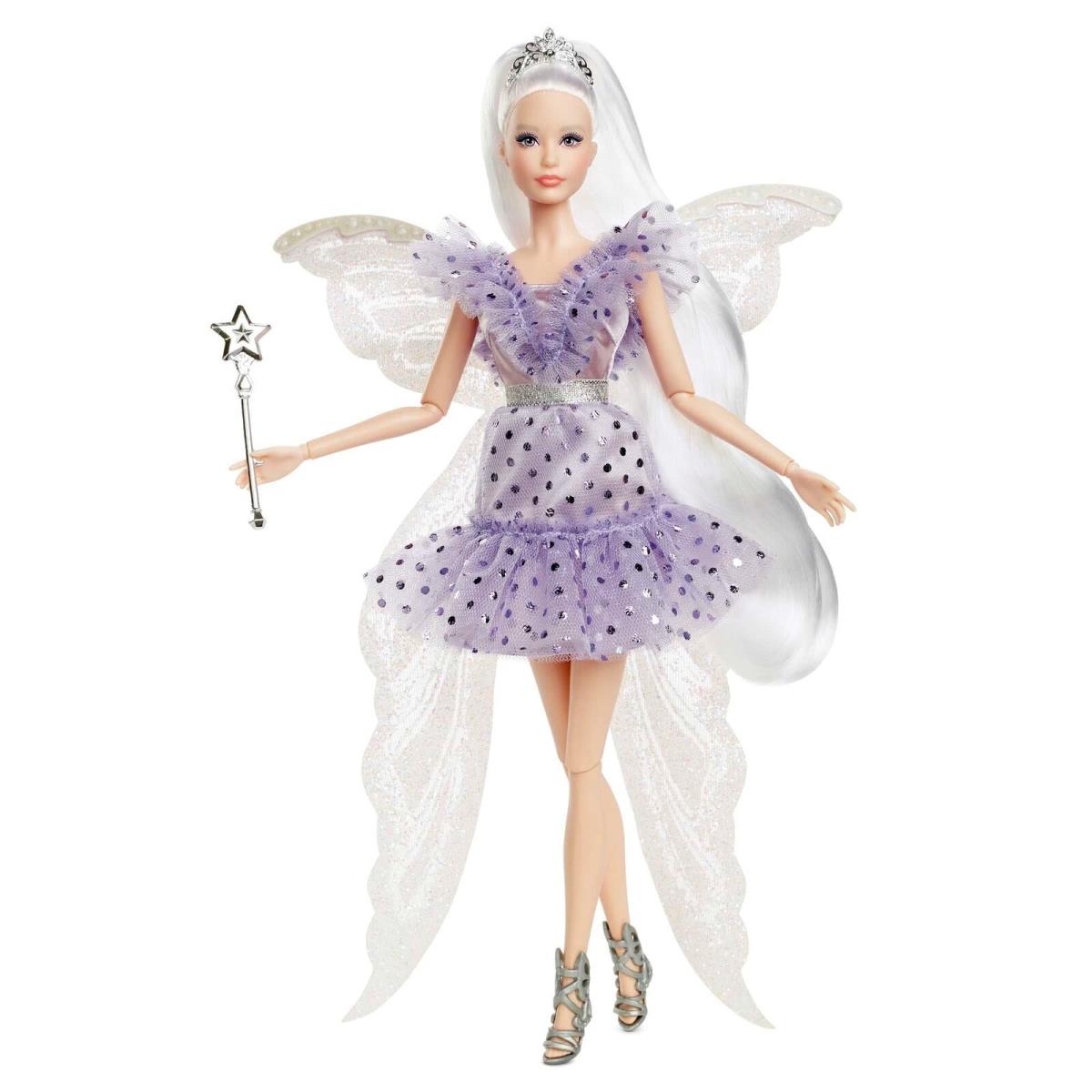 Barbie Signature Tooth Fairy Doll Collectible Doll with Fairy Wings Wand Co