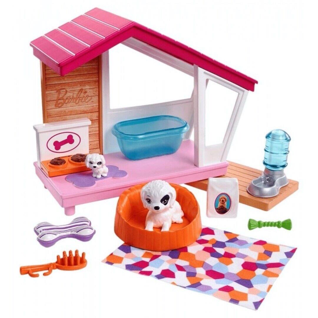 Mattel Barbie Mini Play Set with Pet Doghouse Toy GRG78