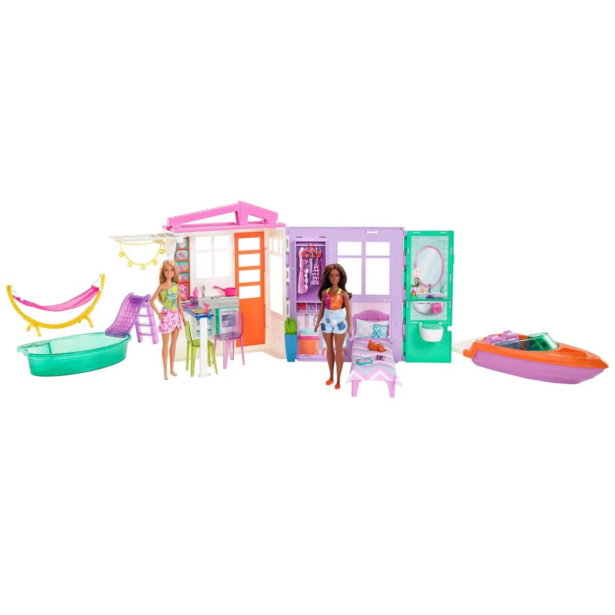 Barbie Holiday Fun Dolls Playset with Accessories